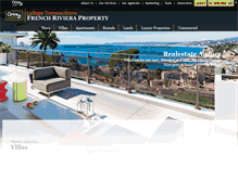 Tablet Screenshot of french-riviera-property.com
